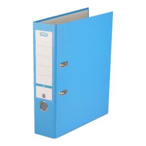 ELBA Ordner "smart Pro" PP/Papier, mit auswechselbarem Rückenschild, Rückenbreite 8 cm, hellblau