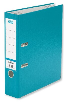 ELBA Ordner "smart Pro" PP/Papier, mit auswechselbarem Rückenschild, Rückenbreite 8 cm, türkis