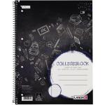LANDRÉ Collegeblock A4 Abriss, 80 Blatt, 70...
