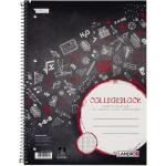 LANDRÉ Collegeblock A4 Abriss, 80 Blatt, 70...