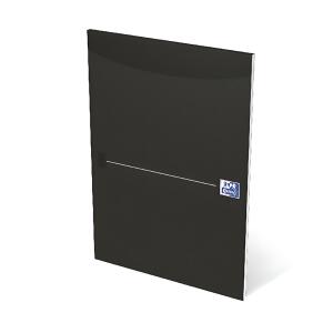 Briefblock "Essentials" A4, kariert 5 mm, 50 Blatt, black / schwarz