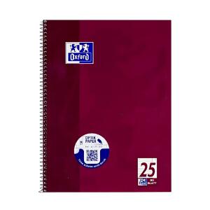 OXFORD Schule Collegeblock A4+ 80 Blatt, liniert 4fach gelocht