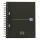 Oxford Office European Book "Essentials" A5+, kariert 5 mm, 100 Blatt, Optik Paper®, mit Mikroperforation und 3 versetzbaren Registern, 5er-Packung, 4 Farben sortiert: Marineblau; Schwarz; Rot; Aubergine