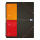 OXFORD International Meetingbook A4+, kariert 5 mm, 80 Blatt, Optik Paper®, 4fach gelocht, mit Gummizugmappe und PP-Deckel, 5er-Packung