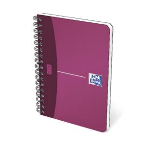 Oxford Office Spiralbuch "Urban Mix" A6, kariert 5 mm, 90 Bl 4 Farben