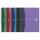 Oxford Office Spiralbuch "Urban Mix"  A5, liniert 7 mm, 90 Blatt, Optik Paper®, ohne Mikroperforation, 5er-Packung mit 4 Farben