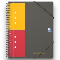 OXFORD International Meetingbook A5+, kariert 5 mm, 80...