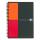 OXFORD International Addressbook A5, Sonderlineatur, 72 Blatt, 80 g/m², mit Doppelspirale und PP-Deckel, 5er-Packung
