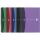 Oxford Office Spiralbuch "Urban Mix"  A5, kariert 5 mm, 90 Blatt, Optik Paper®, ohne Mikroperforation, 5er-Packung mit 4 Farben