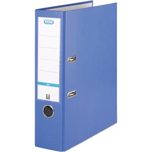 ELBA Ordner "smart Pro" PP/Papier, mit auswechselbarem Rückenschild, Rückenbreite 8 cm, blau