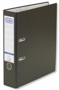 ELBA Ordner "smart Pro" PP/Papier, mit auswechselbarem Rückenschild, Rückenbreite 8 cm, braun