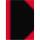 Bantex China-Kladde schwarz/rot, A5, 96 Blatt, 70 g/m², liniert