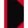 Bantex China-Kladde schwarz/rot, A4, 96 Blatt, 70 g/m², liniert
