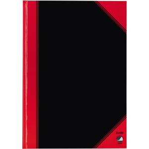 Bantex China-Kladde schwarz/rot, A4, 96 Blatt, 70 g/m², kariert