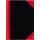 Bantex China-Kladde schwarz/rot, A4, 96 Blatt, 70 g/m², kariert