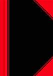 Bantex China-Kladde schwarz/rot, A7, 96 Blatt, 70...