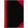 Bantex China-Kladde schwarz/rot, A6, 96 Blatt, 70 g/m², liniert