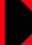 Bantex China-Kladde schwarz/rot, A6, 96 Blatt, 70...