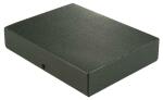 Dokumentenmappe A4, 1,4 mm starker Hartpappe (RC), 6 cm schwarz