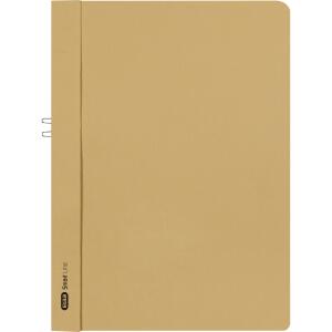 ELBA Klemmhandmappe "Smart Line" A4 ohne Vorderdeckel, aus 250 g/m² Manilakarton (RC), für ca. 10 DIN A4-Blätter, chamois