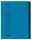 Ordnungsmappe "chic" A4, 12 Fächer, aus 450 g/m² Karton (RC), blau