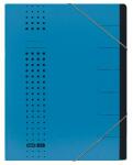Ordnungsmappe "chic" A4, 7 Fächer, aus 450 g/m² Karton (RC), blau