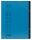 Ordnungsmappe "chic" A4, 7 Fächer, aus 450 g/m² Karton (RC), blau