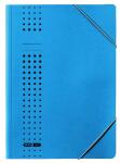 ELBA Eckspanner chic DIN A4 Karton, recycelt blau