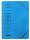 ELBA Eckspanner chic DIN A4 Karton, recycelt blau