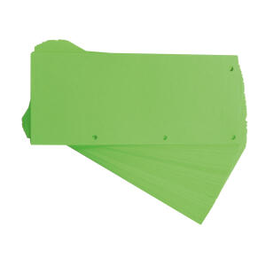 Oxford TRENNSTREIFEN  Duo 240x105 Karton 160G GRÜN, Packung mit 60 Stück