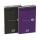 Oxford Office Task Manager "Essentials" 12,5x20cm, Sonderlineatur, 70 Blatt, Notizseiten mit Mikroperforation, 5er-Packung, 2 Farben sortiert: Schwarz; Violett