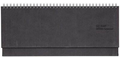 2025 Güss Tischquerkalender 30x13cm Tucson schwarz 1W/2S