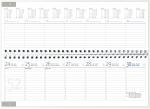 2025 Güss Tischquerkalender 30x10cm 1W. = 2S.