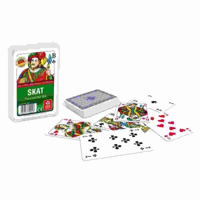 Spielkarten Skat Club franz. ASS 22570001 Kunststoffetui