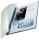 LEITZ Buchbindemappe A4 blau 73990035 10St