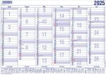 2025 Güss Tafelkalender A5 12 Monate