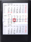 2026 GÜSS 3-Monats-Tischaufstellkalender Kunststoff...