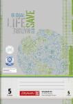 BRUNNEN Schulheft A5 Lineatur 5 16 Blatt Recyclingpapier...