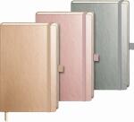 BRUNNEN 1055548 Notizbuch Kompagnon Metallic 12,5 x 19,5...