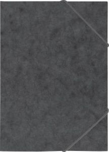BRUNNEN Ringbuch A4 2-Ringe 15mm Gummizug schwarz 106553990