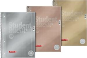 BRUNNEN Collegeblock A4 Lineatur 28 Metallicfarben 106732895