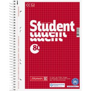 BRUNNEN Collegeblock A5 kariert Recyclingpapier 106787201