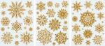 HEYDA 203584466 Fenster Sticker Kristalle A4 goldfarben