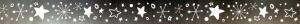 Deko Tapes Mini Weihnachten jede Rolle 3 m x 12 mm silber metallic