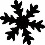 HEYDA 203687544 Motivstanzer groß Schneeflocke