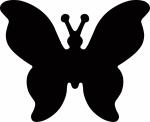 HEYDA 203687545 Motivstanzer groß Schmetterling