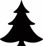 HEYDA 203687546 Motivstanzer groß Tannenbaum