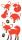 HEYDA 203780714 Stick-Ons-Mix Fuchs 75 x 165 cm