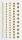 HEYDA 203782953 Perlen-Sticker 75 x 165 cm Ø ca. 2 - 6 mm Cabochon-Perlen goldfarben