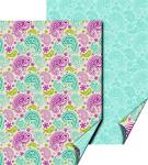 HEYDA 204772223 Motivkarton Paisley 50 x 70 cm pastell
